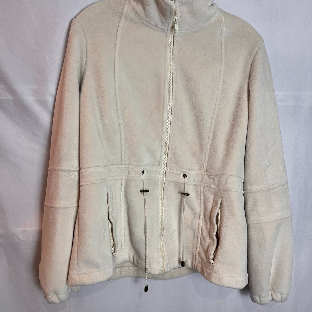 Women's Ivory Kristen Blake Fleece jacket, Size M